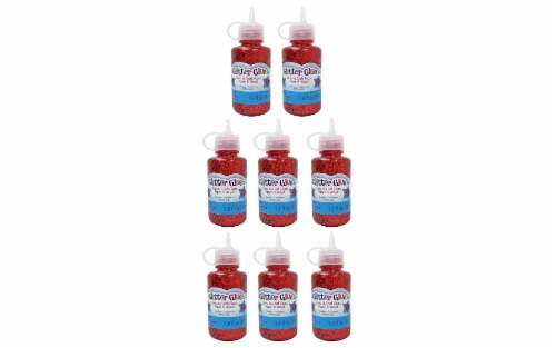 Sulyn Glitter Glue 1.8oz Red 8pc, 1 - Foods Co.