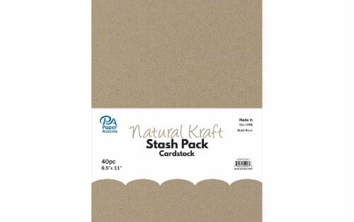 Hardcover Kraft Scrapbook Album (8 x 8 Inches, 40 Sheets), PACK - Kroger