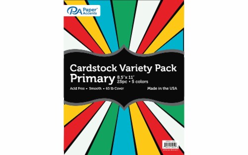 Paper Accents Card Stock Variety Pack - 25 Pack - Primary Perspective: front