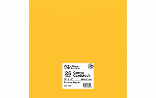 Cdstk Canvas 12x12 80lb 25pc Pk Banana Pepper Perspective: front