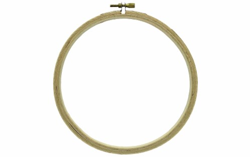 Wood Embroidery Hoop 6 Perspective: front