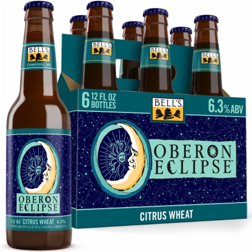 Bell's Oberon Eclipse Citrus Wheat Ale Craft Beer, 6 pk / 12 fl oz Kroger