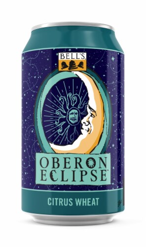 Bell's Oberon Eclipse Citrus Wheat Ale Craft Beer Single Can Perspective: front
