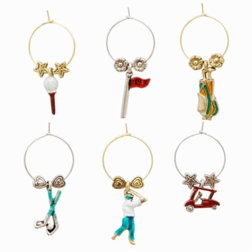 Supreme Housewares Wine Glass Charms, Fore Perspective: front