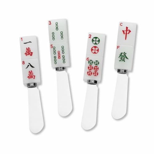 Supreme Housewares Spreader Set of 4-Mahjong Perspective: front