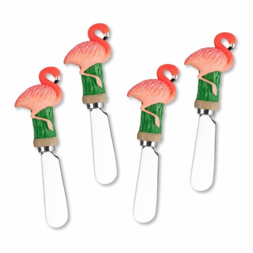 Supreme Housewares Spreader Set of 4-Flamingo Perspective: front