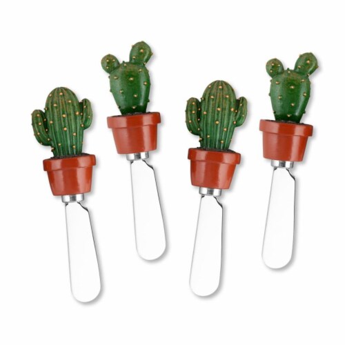 Supreme Housewares Spreader Set of 4-Cactus Perspective: front