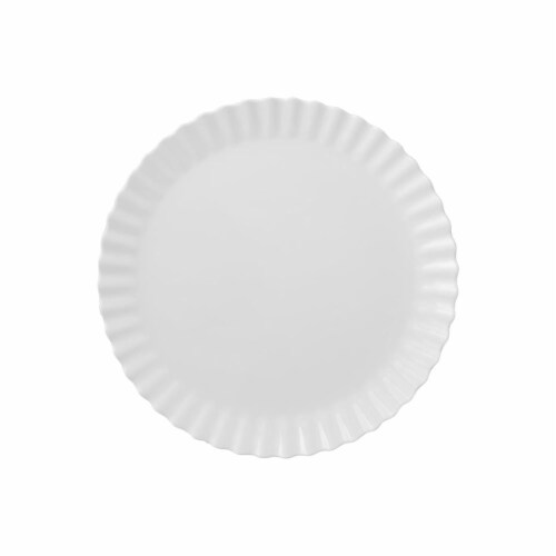 Supreme Housewares Melamine Ruffle, 6.75" Plate Set of 4 Perspective: front