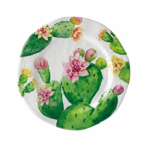Supreme Housewares Cactus, 9" Melamine Plate Perspective: front