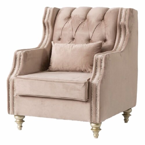 Microfiber brown accent chair discount
