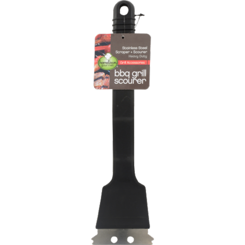 Lami BBQ Grill Scraper and Scourer Perspective: front