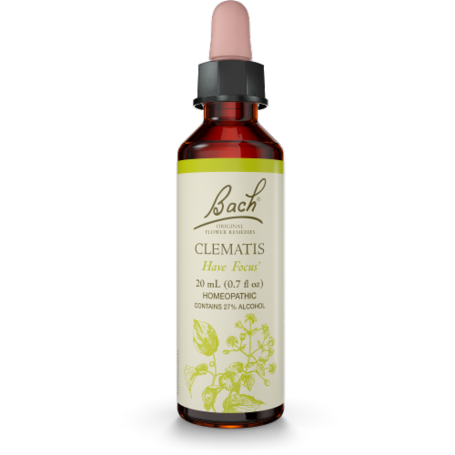 Bach Clematis Flower Essence Perspective: front