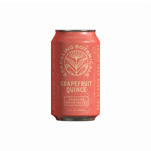 Rishi Tea Sparkling Botanicals Grapefruit Quince Perspective: front