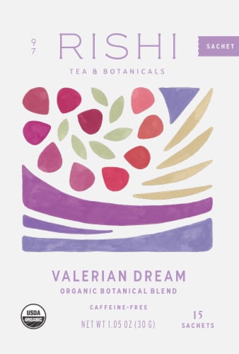 Rishi Tea & Botanicals Organic Valerian Dream Tea Perspective: front