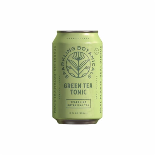 Rishi Tea Green Tea Tonic Sparkling Botanical Tea Perspective: front
