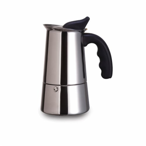 Aluminum Stovetop Espresso Maker, 6 Cup - Primula Cream