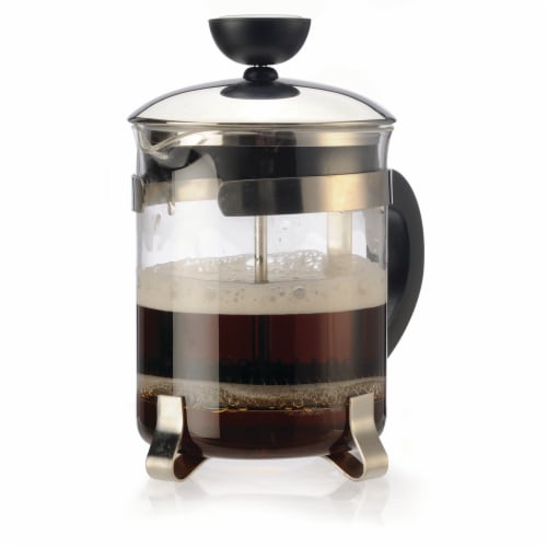 Primula Classic 4 Cup Coffee Press - Chrome Perspective: front