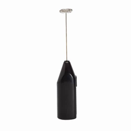 Primula Handheld Battery Operated Milk Frother - Black Perspective: front