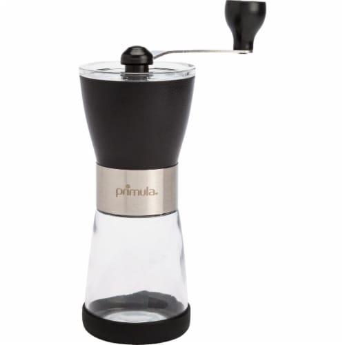 Primula® Black Manual Coffee Grinder Perspective: front