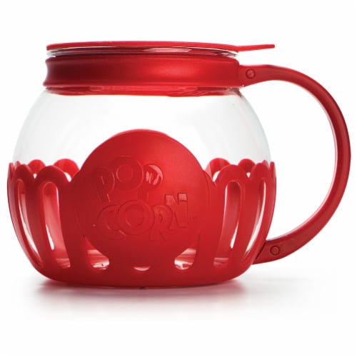 Ecolution Micro-Pop Microwave Popcorn Popper - Red Perspective: front