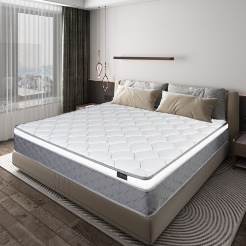 Chevni 10 Inch King Size Mattress In A Box Hybrid Spring Memory Foam Medium Firm King 10 Inch King Soopers