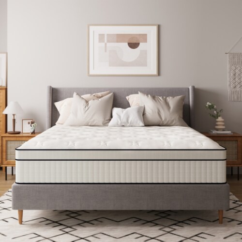 Chevni 12 Full Size Mattress In A Box Hybrid Spring Memory Foam Medium Firm Bed In A Box Full 12 Inch Pick n Save