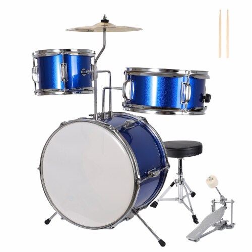SUGIFT 3 Piece 14 Inch Kids Drum Set For Junior Beginners Blue 1 unit Fry s Food Stores