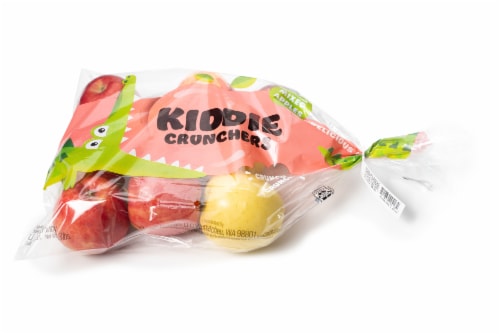 Kiddie Cruncher Mixed Apple Bag Gala Apples Granny Smith Apples Pink Lady Apples Perspective: front