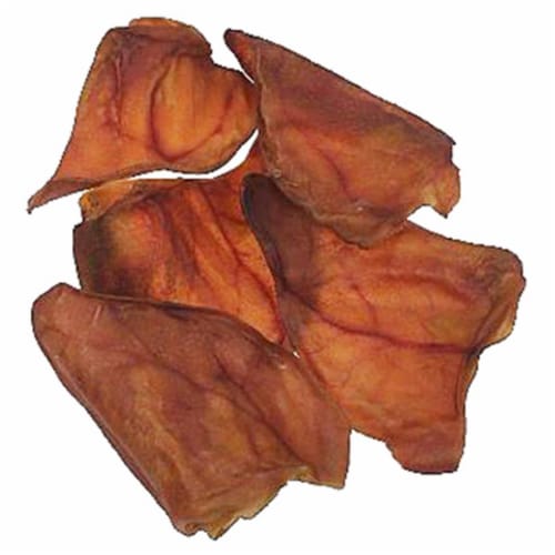 Jones Natural Chews 185 Premium Pig Ears Dog Treat- Pack Of 100 Perspective: front
