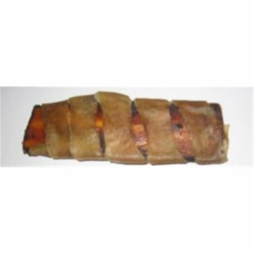 Jones Naturals 090-01159 7-8 in. Chews Rib Roller Medium Beef Rib Warapped in Pork Skin Perspective: front