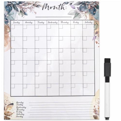 Dry Erase Whiteboard Calendar for Fridge 2023 Perpetual High