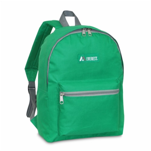 Everest Basic Backpack - Emerald Green Perspective: front