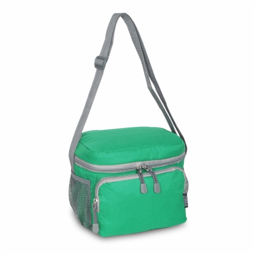 Everest Insulated Emerald Green Cooler/Lunch Bag Perspective: front