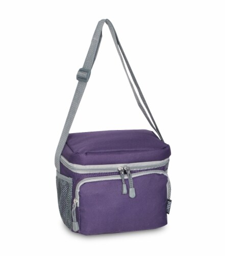 Everest Insulated Eggland & Gray Cooler/Lunch Bag Perspective: front