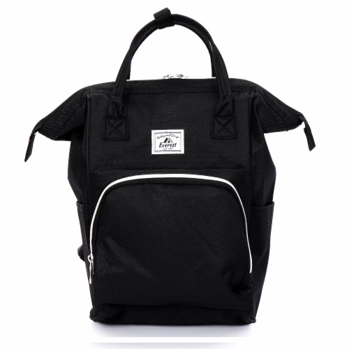 Everest Mini Backpack Handbag - Black Perspective: front