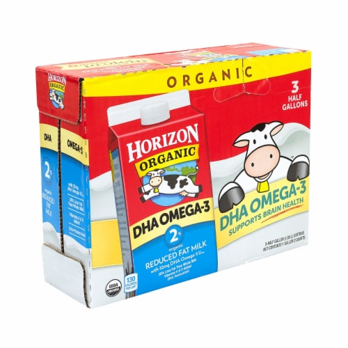 Organic 2% Milk, 64 oz Carton, 3/Carton, Ships in 1-3 Business Days Organic 2% Milk, 64 oz Carton, 3/Carton, Ships in 1-3 Business Days