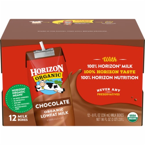 Horizon Organic Lowfat Chocolate Milk Perspective: front