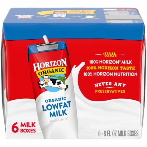 Horizon Organic 1% Lowfat Milk Perspective: front