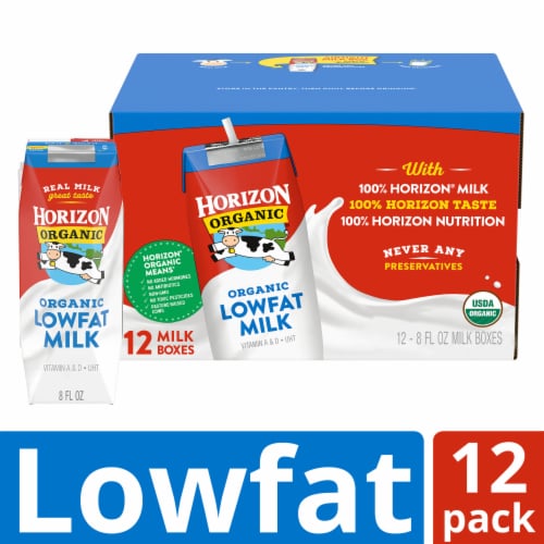 Horizon Organic Shelf-Stable 1% Low Fat Milk Boxes