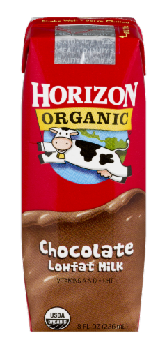 Horizon Organic Lowfat Chocolate Milk Perspective: front