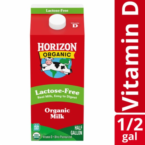 Horizon Organic® Lactose-Free Vitamin D Whole Milk Perspective: front