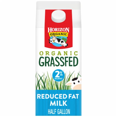 Horizon Organic Grassfed 2% Reduced Fat Milk Perspective: front