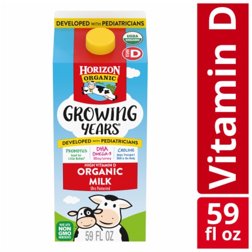 Horizon Organic Growing Years Whole Milk Perspective: front