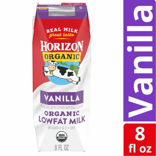 Horizon Organic® Vanilla Lowfat Milk Perspective: front