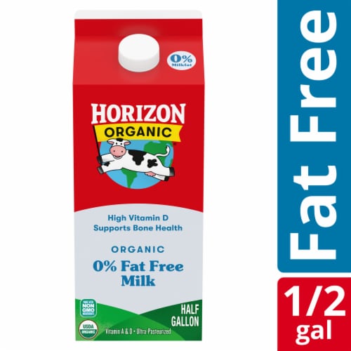 Horizon Organic Fat Free Milk Perspective: front