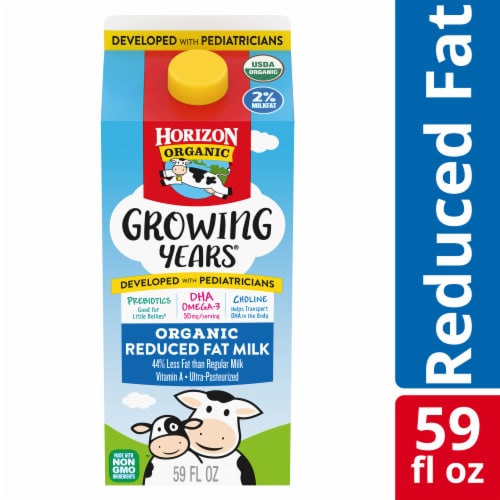 Horizon Organic Growing Years 2% Milk Perspective: front