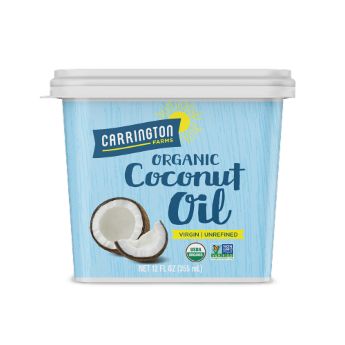 Carrington Farms Organic Virgin Coconut Oil Perspective: front