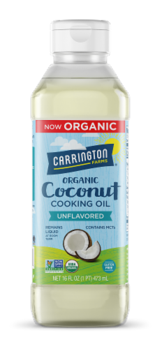 Carrington Farms Coconut Cooking Oil Perspective: front
