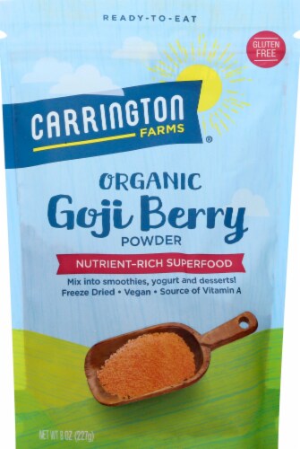 Carrington Farms  Organic Goji Berry Powder Perspective: front