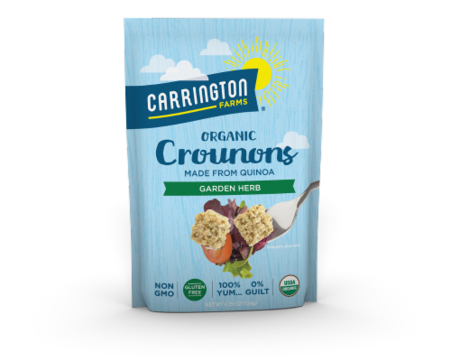 Carrington Farms Gluten Free Garden Herb Organic Crounons Perspective: front